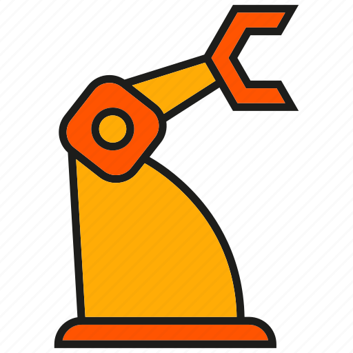 Auto, industry, machine, manufacturing, production, robot, robotic arm icon - Download on Iconfinder