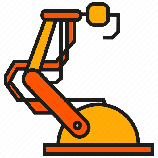 Control, industry, machine, manufacturing, mechanic, robot, robotic arm icon - Download on Iconfinder