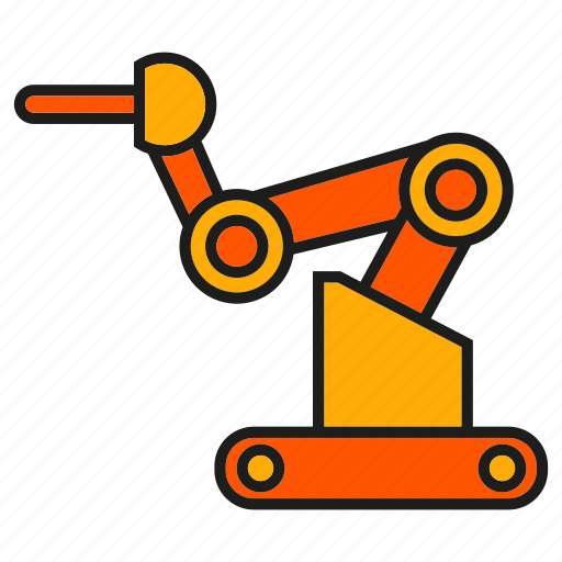Cnc, industry, machine, manufacturing, mechanic, robot, robotic arm icon - Download on Iconfinder