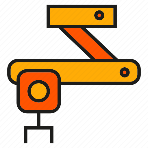 Industry, machine, manufacturing, production, robot, robotic arm icon - Download on Iconfinder