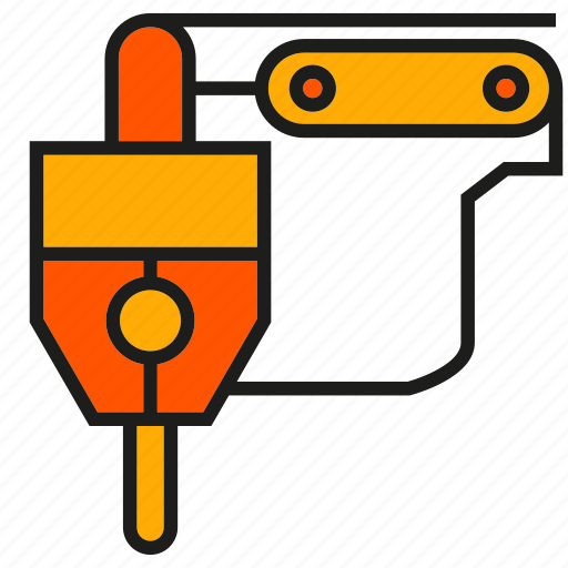 Industry, machine, manufacturing, mechanic, production, robot, robotic arm icon - Download on Iconfinder