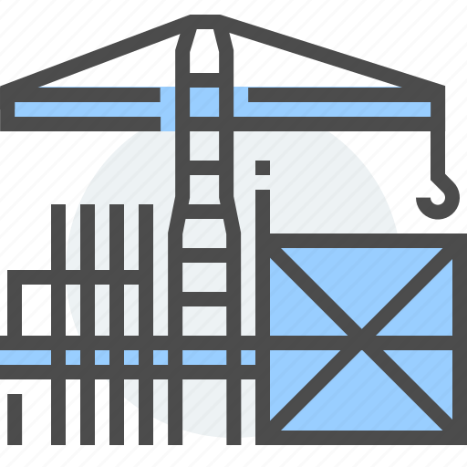 Architecture, building, construction, crane, project, site icon - Download on Iconfinder