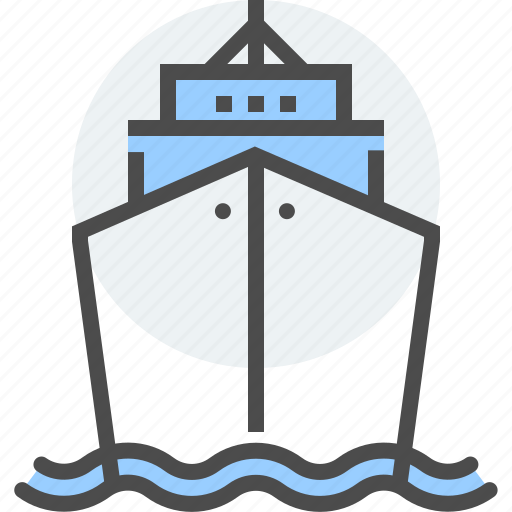 Cargo, marine, maritime, passenger, sea, ship, transport icon - Download on Iconfinder