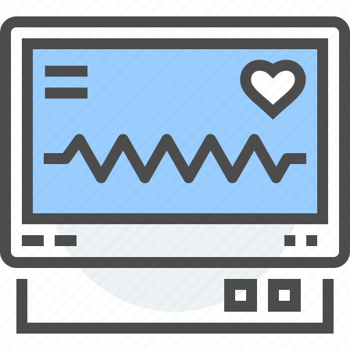 Care, doctor, health, heart, hospital, monitor, urgent icon - Download on Iconfinder