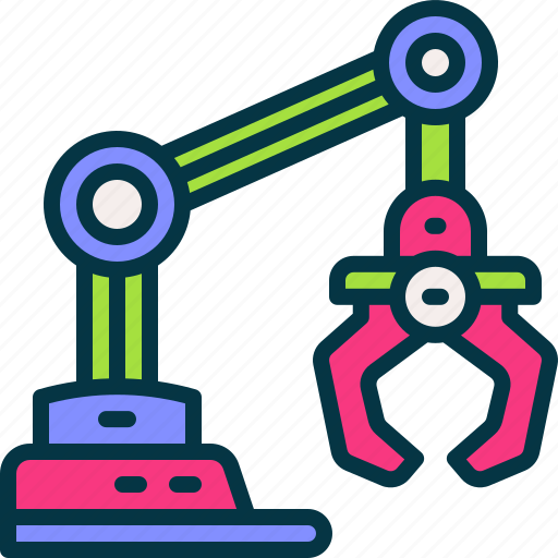 Machine, arm, robot, control, hand icon - Download on Iconfinder