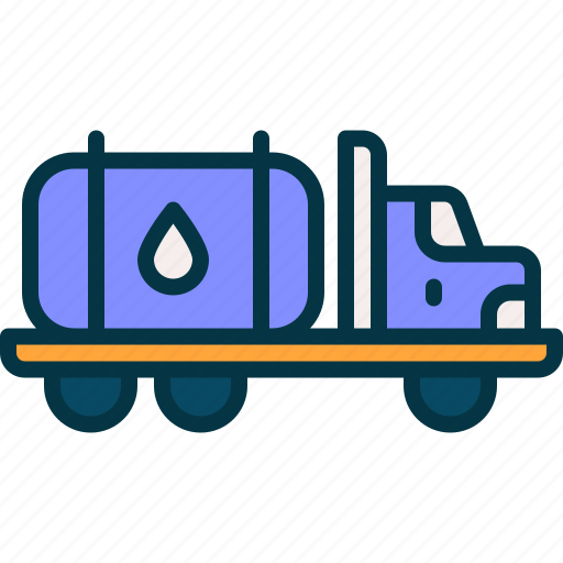 Oil, truck, industrial, gasoline, shipping icon - Download on Iconfinder