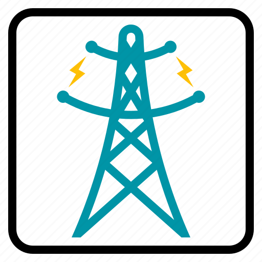 Electric, industry, pole, power, supply icon - Download on Iconfinder