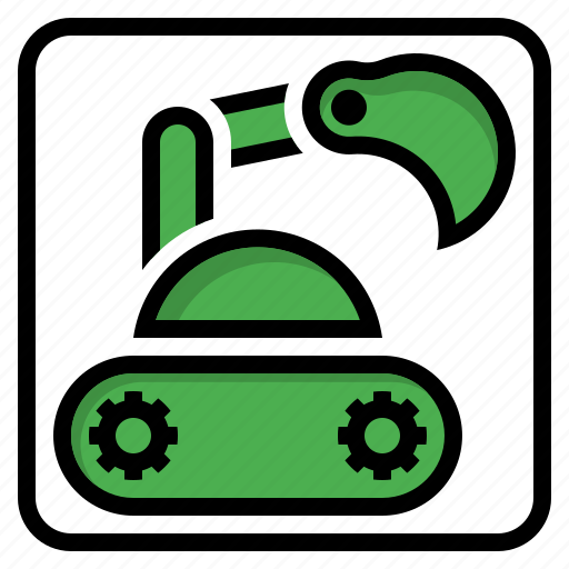Construction, digger, excavator, heavy, industry icon - Download on Iconfinder
