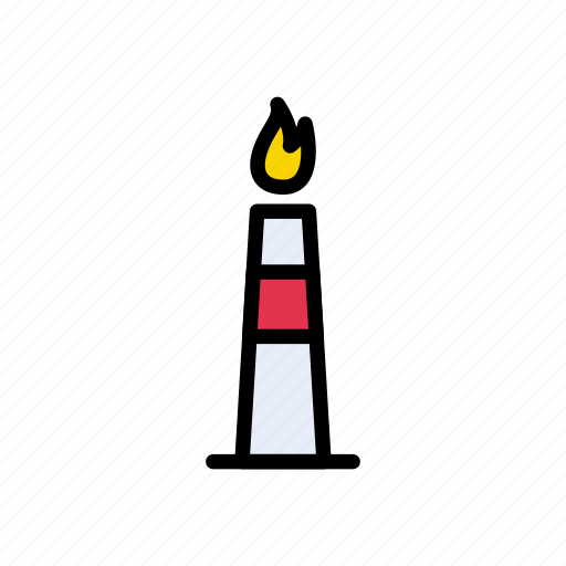 Burn, chimney, fire, flame, industrial icon - Download on Iconfinder