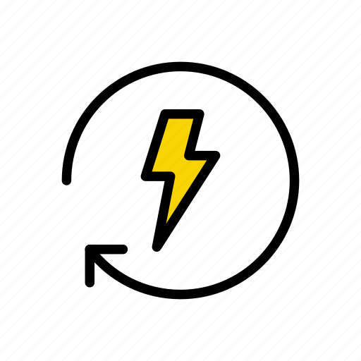 Bolt, energy, flash, lightening, power icon - Download on Iconfinder