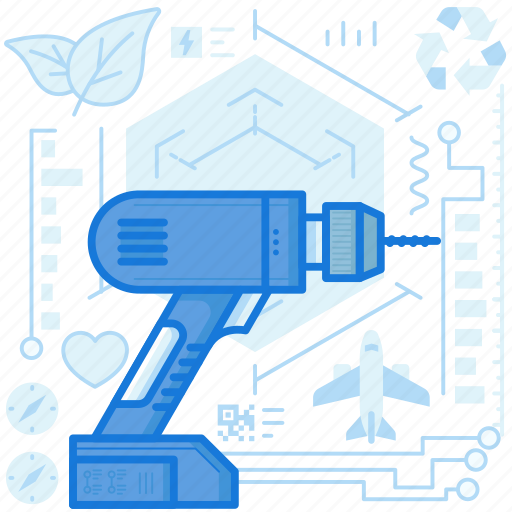 Construction, drill, electric, equipment, maintenance, tool icon - Download on Iconfinder