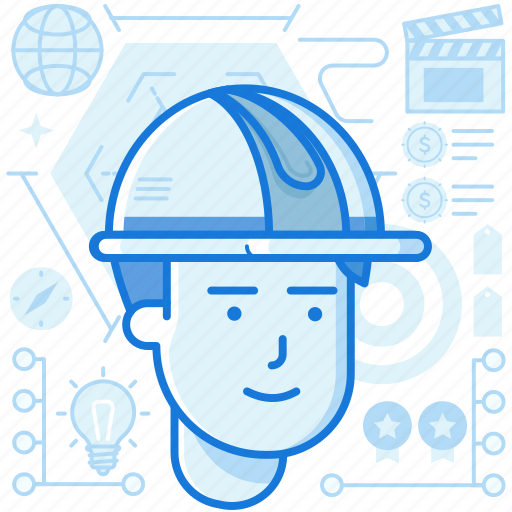 Helmet, male, man, person, profession, safety, worker icon - Download on Iconfinder