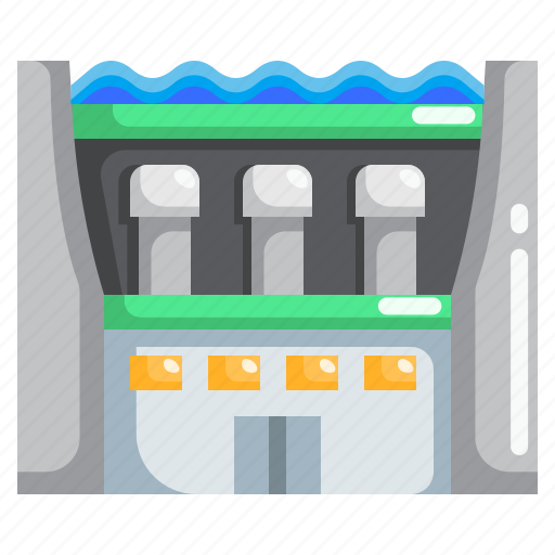 Industry, hydroelectricity, power, technology, environment icon - Download on Iconfinder