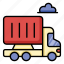 container truck, cargo, transport 