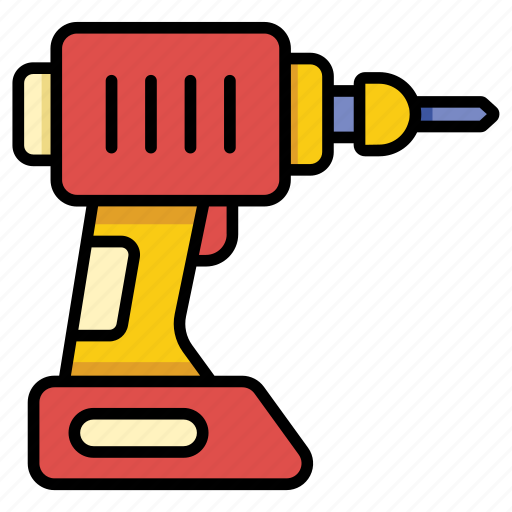 Drill, tool, repair icon - Download on Iconfinder