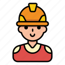 female worker, woman, avatar