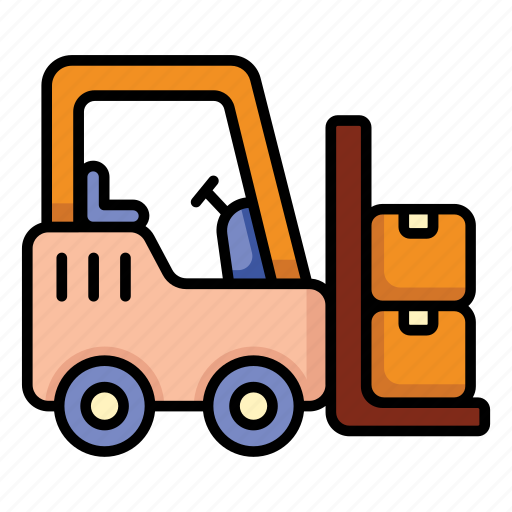 Forklift, truck, cargo icon - Download on Iconfinder