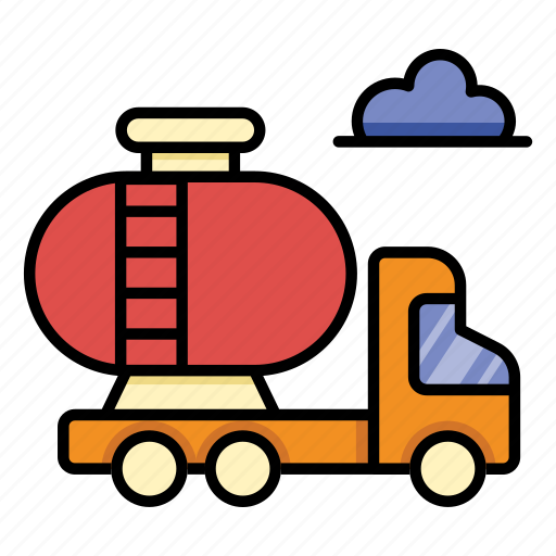 Gas truck, fuel, tanker icon - Download on Iconfinder