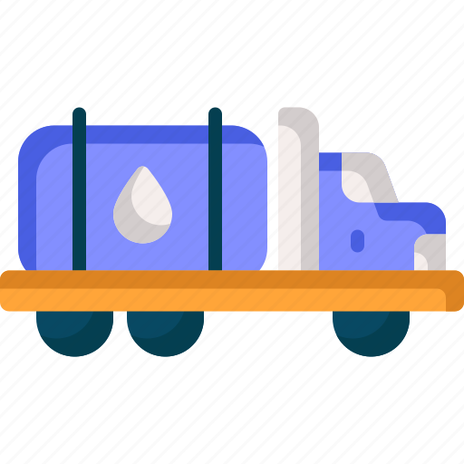 Oil, truck, industrial, gasoline, shipping icon - Download on Iconfinder
