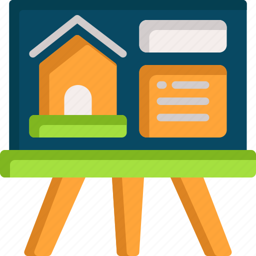 Planning, blueprint, estate, construction, contract icon - Download on Iconfinder