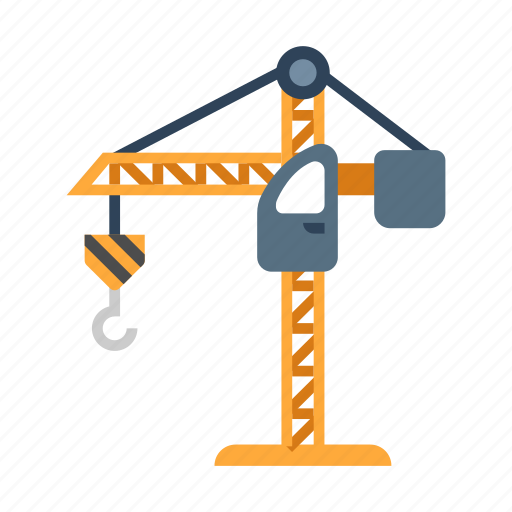 Construction, crane, engineering, industry, lifting, machine, machinery icon - Download on Iconfinder