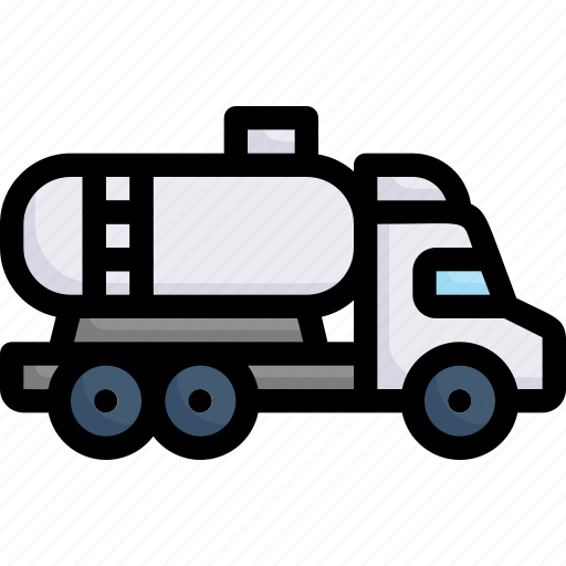 Industry, manufacturing, factory, production, gas truck, fuel, tanker icon - Download on Iconfinder