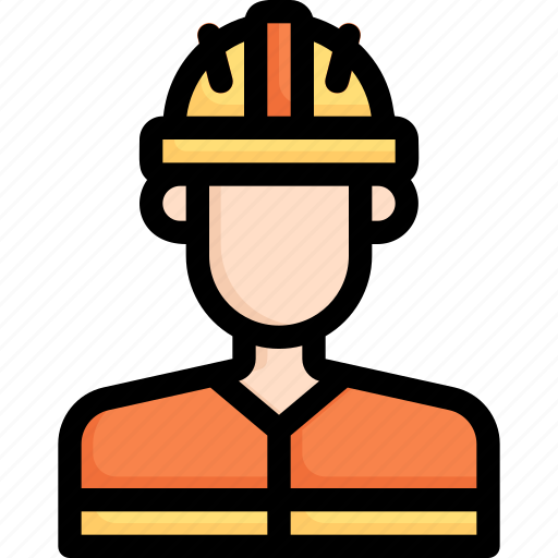 Industry, manufacturing, factory, production, male worker, man, avatar icon - Download on Iconfinder