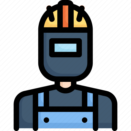 Industry, manufacturing, factory, production, welder, welding, worker icon - Download on Iconfinder