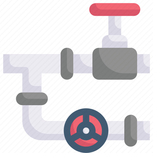 Industry, manufacturing, factory, production, gas pipe, valve, pipeline icon - Download on Iconfinder