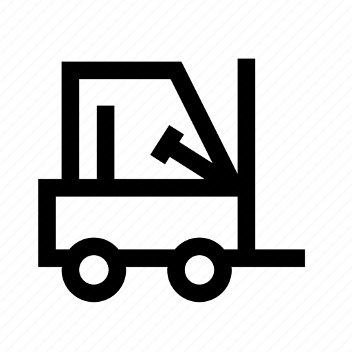 Forklift, vehicle, industry, transportation, truck icon - Download on Iconfinder