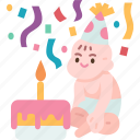 happy, birthday, party, baby, celebrate