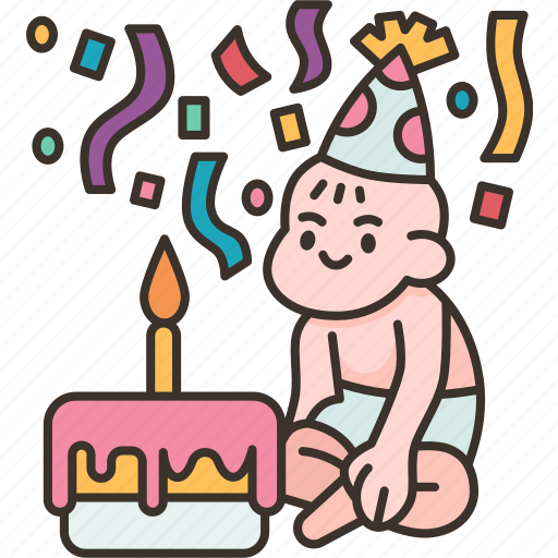 Happy, birthday, party, baby, celebrate icon - Download on Iconfinder