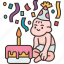 happy, birthday, party, baby, celebrate 