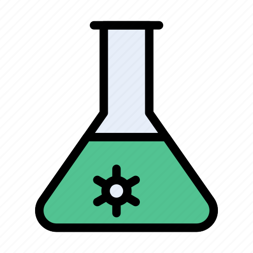 Corona, flask, lab, medical, test icon - Download on Iconfinder