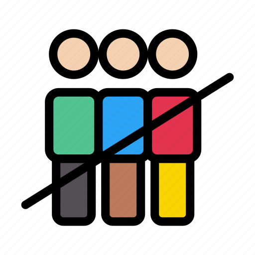 Donot, grouping, meeting, notallowed, stop icon - Download on Iconfinder