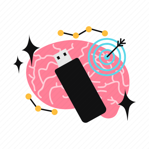 Brain, science, mind, intelligence, idea, illustration, head illustration - Download on Iconfinder