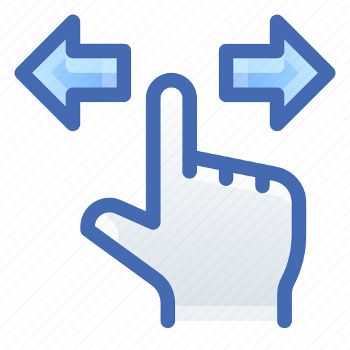 Touch, horizontal, scroll, gesture icon - Download on Iconfinder