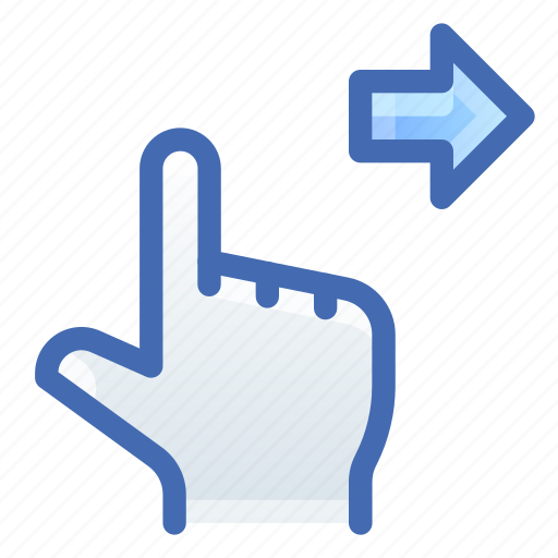 Scroll, right, touch, gesture icon - Download on Iconfinder