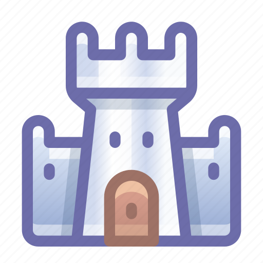 Castle, tower, medieval icon - Download on Iconfinder