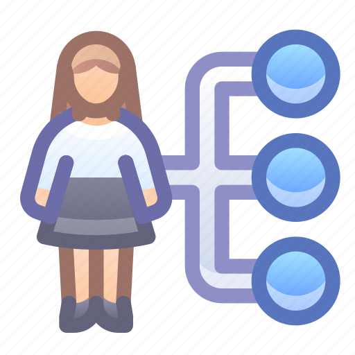 Business, team, contacts, woman icon - Download on Iconfinder