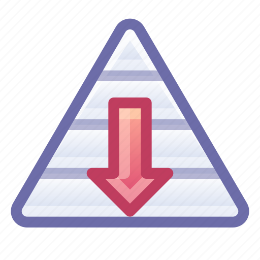 Career, fall, pyramid icon - Download on Iconfinder