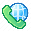 global, world, call
