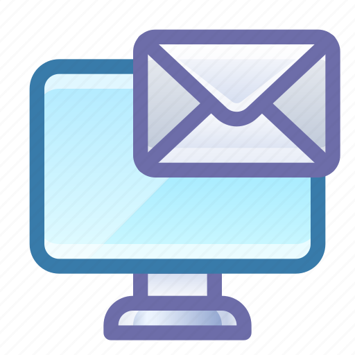 Desktop, computer, mail, message icon - Download on Iconfinder