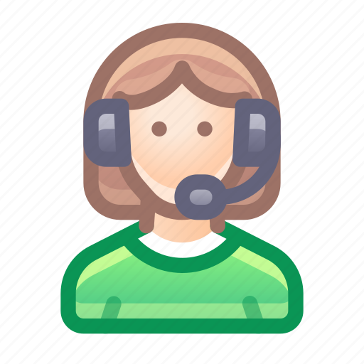 Support, chat, woman icon - Download on Iconfinder
