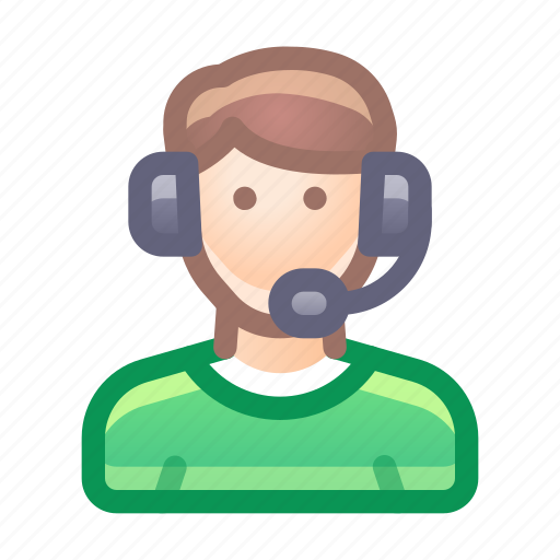 Support, chat, man icon - Download on Iconfinder