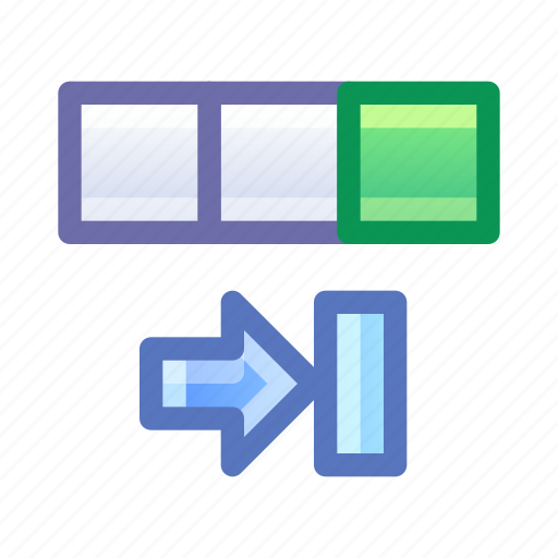 Spreadsheet, cell, end icon - Download on Iconfinder