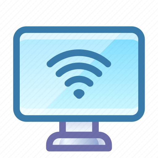 Desktop, computer, wifi, internet icon - Download on Iconfinder