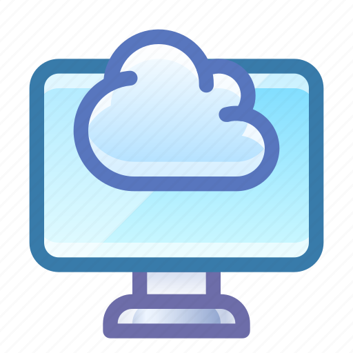 Desktop, computer, cloud, data icon - Download on Iconfinder