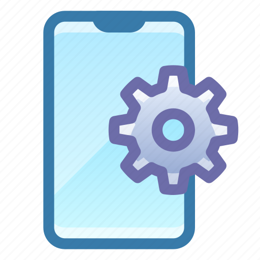 Smartphone, settings, options, gear icon - Download on Iconfinder
