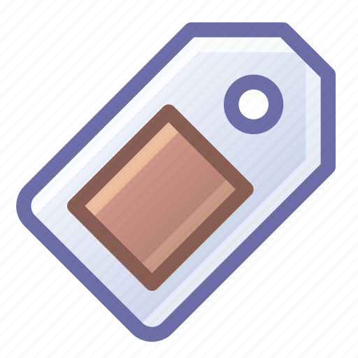 Tag, brown icon - Download on Iconfinder on Iconfinder
